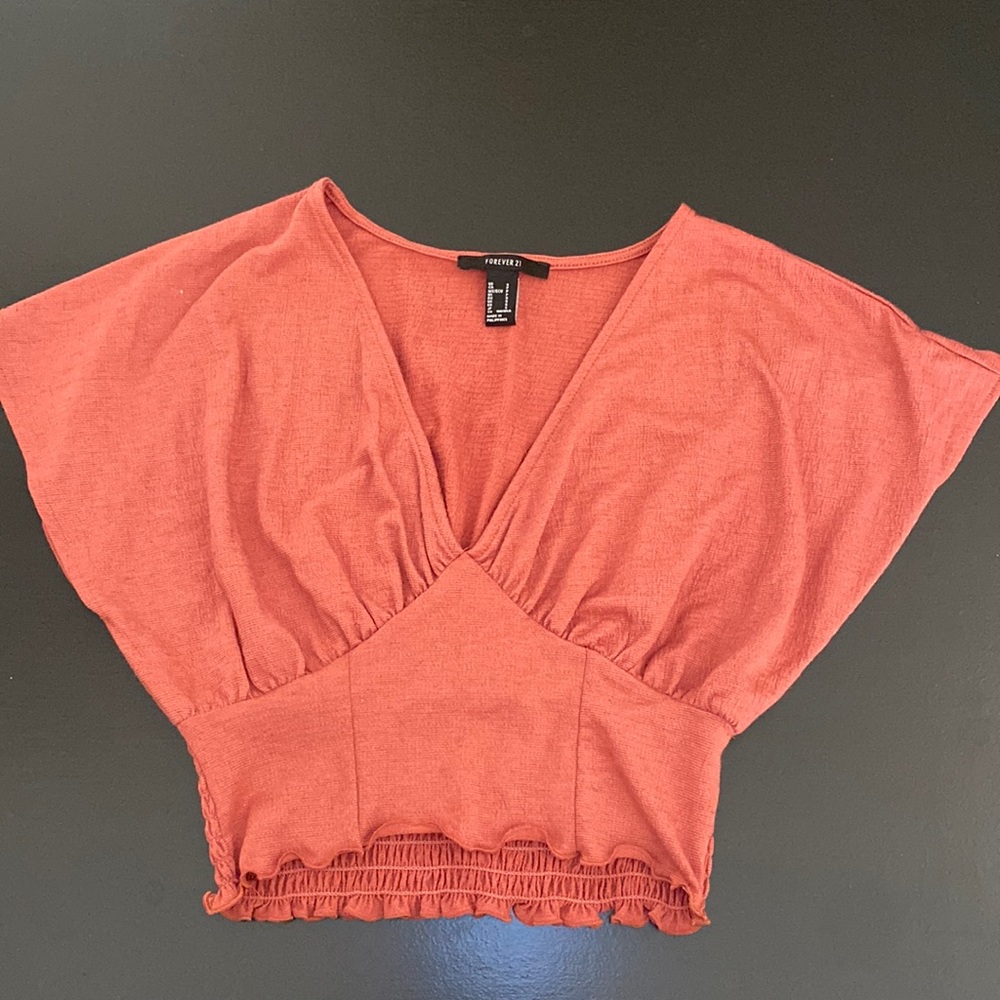 Forever 21 V-neck Crop Top